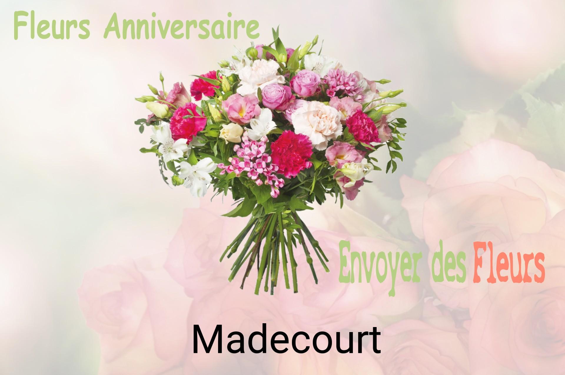 Bouquet de fleurs d’anniversaire livré à Madecourt